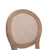 French Country Wooden Barstools Rattan Back With Upholstered Seating 