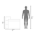 Britt 43" Wide Four Shelves Writting Desk, Home Office