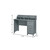 47" Gray Wood Writing Desk