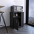 Kit Lower Microwave Cabinet, Single Door, Three Side Shelves