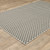 6' X 9' Beige Geometric Stain Resistant Indoor Outdoor Area Rug - 606114580591