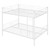 White Full Over Full Iron Bunk Bed
