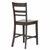 Sunset Trading Shades of Gray Slat Back Stools | Set of 2