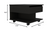 22" Black Manufactured Wood Rectangular Lift Top Coffee Table With Drawer