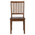 Sunset Trading Simply Brook Slat Back Dining Chair | Set of 2 | Amish Brown Solid Wood