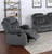 Sunset Trading Madison Reclining Chair | Manual Recliner | Gray Fabric Clubchair