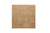 40" Natural and Black Solid Wood Square Solid Coffee Table