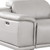 175" Ash Gray Leather Reclining USB Sofa