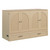 Gold Wood Queen Murphy Bed With Drawers