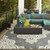 5' X 8' Grey Oriental Stain Resistant Indoor Outdoor Area Rug - 606114582601