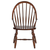 Sunset Trading Andrews Windsor Spindleback Dining Chair with Arms | Fully Assembled Kitchen Armchair| Modern Farmhouse Minimalist Country Cottage