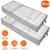 2Pcs 70L Foldable Underbed Clothes Storage Bags 