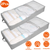 2Pcs 70L Foldable Underbed Clothes Storage Bags 