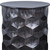 20" Antiqued Bronze Metal Round End Table