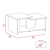 Montville 2 Piece Living Room Set, Bar Cabinet + Coffee Table