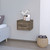 14" Brown Wood Nightstand