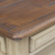 Sunset Trading Shades of Sand Computer Desk | Vanity Table | Drawer | Fully Assembled | Cream/Walnut Brown Solid Wood 