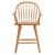 Sunset Trading Oak Selections 24" Windsor Barstool with Arms | Light Oak | Counter Height Stool | Set of 2