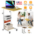 C Side Table 3-Tier Laptop Desk 