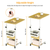 C Side Table 3-Tier Laptop Desk 