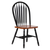 Sunset Trading Selections Windsor Arrowback Dining Side Chair | Two Tone Antique Black Cherry Distressed Solid Wood | Set of 2 Fully Assembled Sidechairs