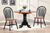 Sunset Trading Selections Windsor Arrowback Dining Side Chair | Two Tone Antique Black Cherry Distressed Solid Wood | Set of 2 Fully Assembled Sidechairs