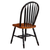 Sunset Trading Selections Windsor Arrowback Dining Side Chair | Two Tone Antique Black Cherry Distressed Solid Wood | Set of 2 Fully Assembled Sidechairs