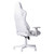 White Adjustable Height Swivel Rolling Gaming Chair