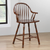 Sunset Trading Andrews 24" Windsor Barstool with Arms | Counter Height Stool | Distressed Chestnut Brown | Set of 2 