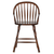 Sunset Trading Andrews 24" Windsor Barstool with Arms | Counter Height Stool | Distressed Chestnut Brown | Set of 2 
