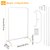 20kg/44lbs Loading Clothing Garment Racks 