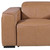 90" Brown Italian Leather Power Reclining Loveseat With Storage