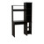 Modern Black Office Desk with Storage Cabinet - 606114646112