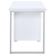 White 3-drawer Reversible Office Desk