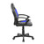 Blue Adjustable Height Swivel Rolling Office Chair