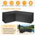 118x118x33.9inches Outdoor L Shape Sofa