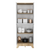 Pamplona Double Kitchen Pantry, Double Door, Four Legs, Four Shelves
