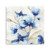 30" x 30" Watercolor Shades of Blue Floral Canvas Wall Art - 808230017429