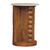 23" Brown Solid Wood End Table
