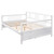 White Wood Full Daybed Frame