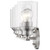 Four Light Silver Wall Light with Clear Glass Shade - 808230014053