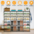 8-Tier 4-Row Shoe Rack Metal Shoe Storage Shelf 