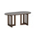 67" Walnut Wood Oval Bar Table