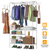 Metal Garment Rack Shoe 