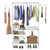 Metal Garment Rack Shoe 