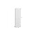 71" White Wood One Tier Bookcase with One Door