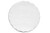 30" White Solid Wood Round Distressed Solid Drum Coffee Table