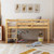 Walnut Four Poster Solid Wood Twin Loft Bed