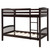 Espresso Twin Over Twin Wood Bunk Bed