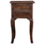 Sunset Trading Cottage Side End Table | Vintage Iron Brown Solid Wood | Fully Assembled